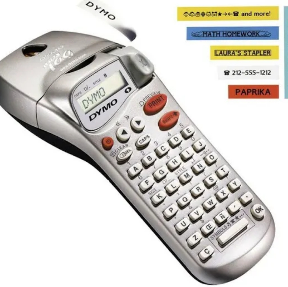 DYMO LetraTag 11944 Electronic Labelmaker (Metallic Silver)